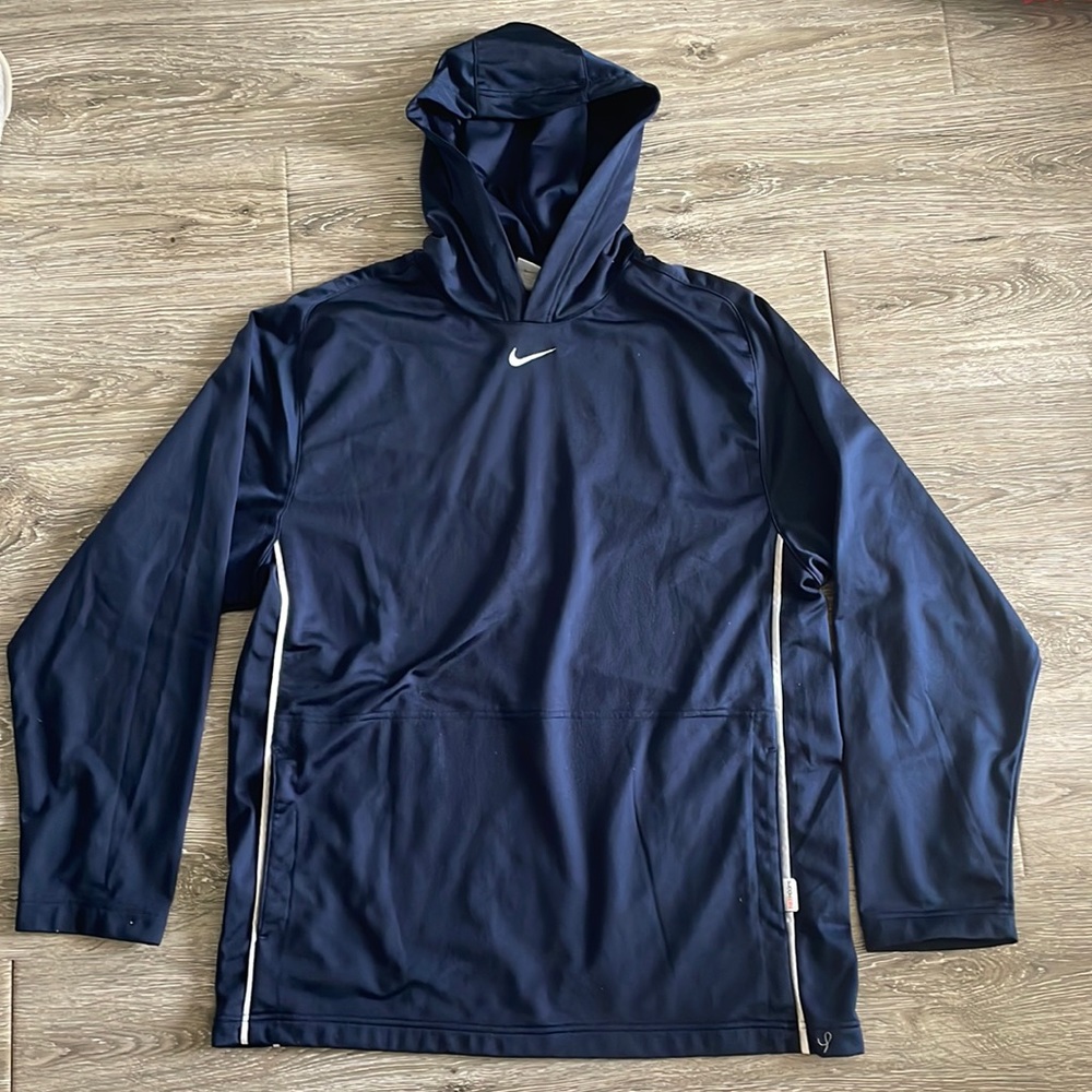 GUC Nike dri fit  hoodie navy blue sz XL
